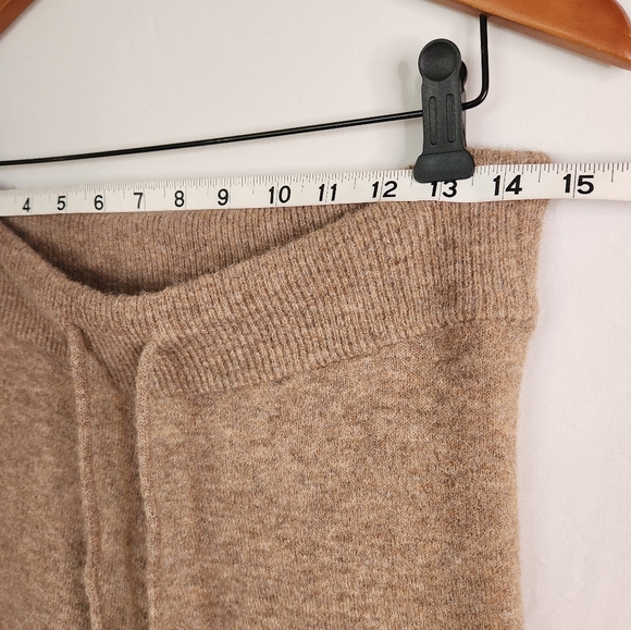 Love & Lore Size Medium Brown Cozy Knit Wide Leg Pants - Picture 9 of 9